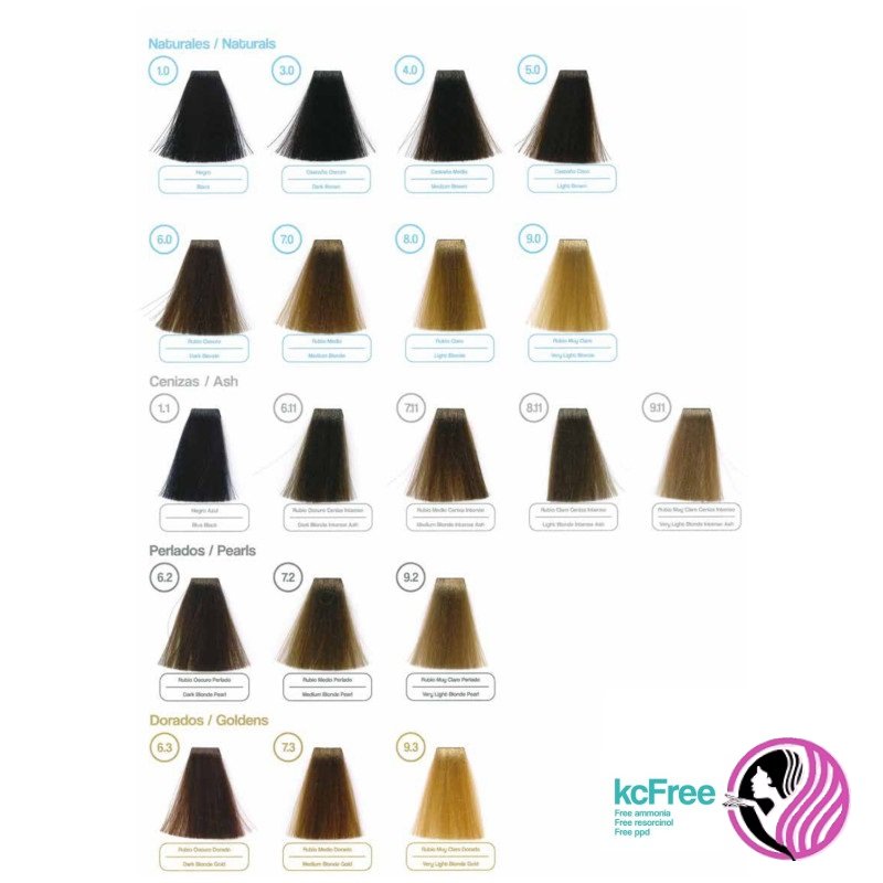 K89 KC Free farba na vlasy - Farba: 6.11 Dark Blonde Intense Ash - Tmavá blond intenzívna popolavá