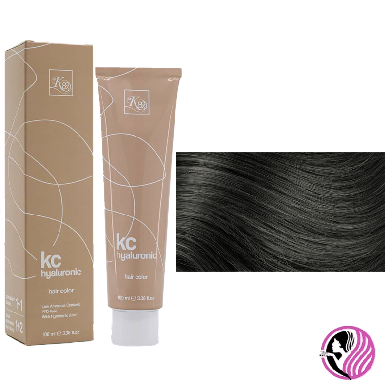 K89 KC Hyaluronic farba na vlasy 100ml - Farba: 6.11 Tmavá blond intenzívne popolavá - Dark Blonde Intense Ash 