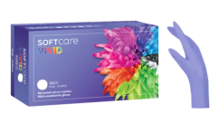 Nitrilové rukavice Soft Care VIVID PURPLE 100 ks