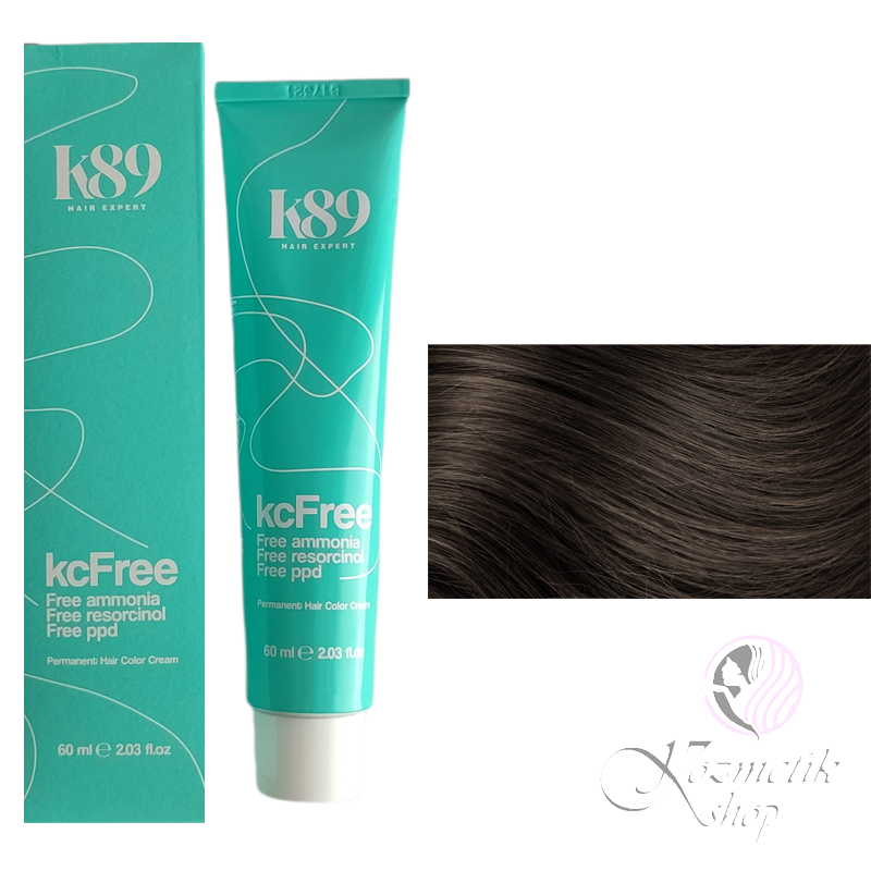 K89 KC Free profesionálna farba na vlasy bez amoniaku 60 ml - Farba: 6.0 Dark Blonde - Tmavá blond