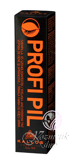 Kallos PROFI PIL farba na obočie hnedá 15ml