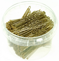 Vlásenky  5cm ZLATÉ  250gramov