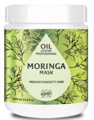 RONNEY Professional Oil System Moringa – Revitalizačná maska na vlasy 1000 ml