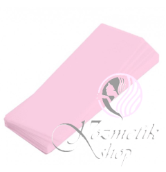 Depilačný papier ružový 100ks 7cm x 20cm