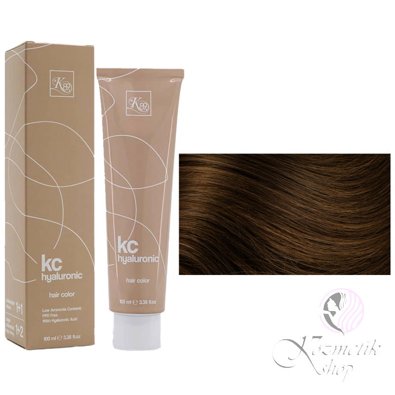 K89 KC Hyaluronic farba na vlasy 100ml - Farba: 7.00  EXTRA KRYTIE stredne intenzívna blond - Medium Blonde Intense