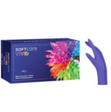 Nitrilové rukavice Soft Care VIVID BLUE 100 ks