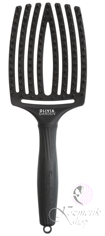 Olivia Garden Fingerbrush L Black