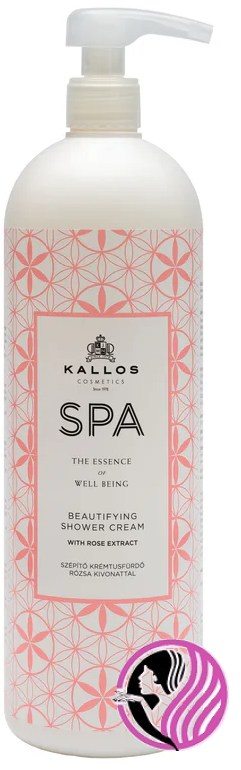 Kallos SPA Beautifying skrášľujúci sprchový gél s extraktom z ruže 1000 ml