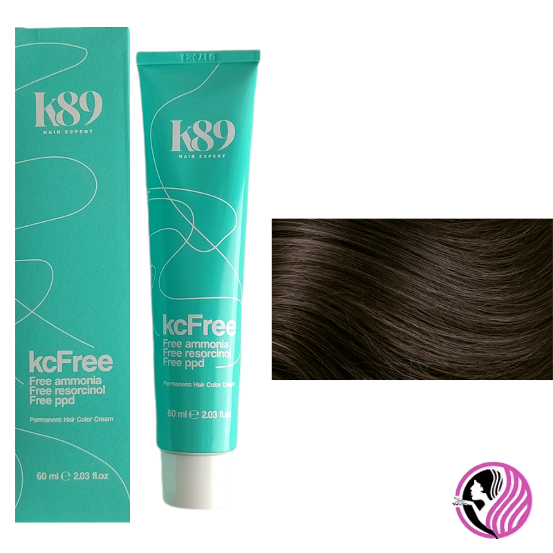 K89 KC Free farba na vlasy - Farba: 7.2 Medium Blonde Pearl - Stredná blond perleťová