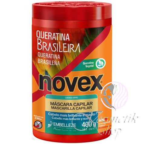 NOVEX Brazillian Keratin maska na vlasy 400 ml