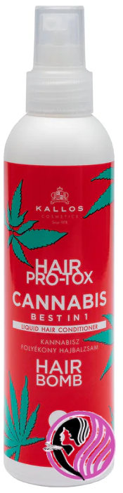 Kallos Hair PRO-TOX CANNABIS Best in 1 kondicionér na vlasy s konopným olejom 200 ml