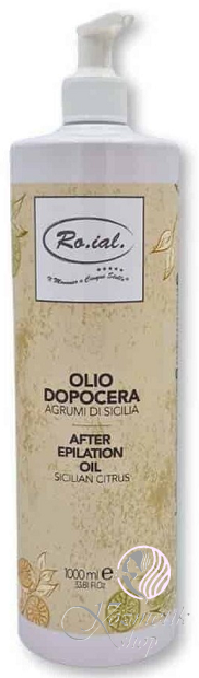 Ro.ial podepilačný olej Sicilian Citrus (Sicílske citrusy) 1000 ml