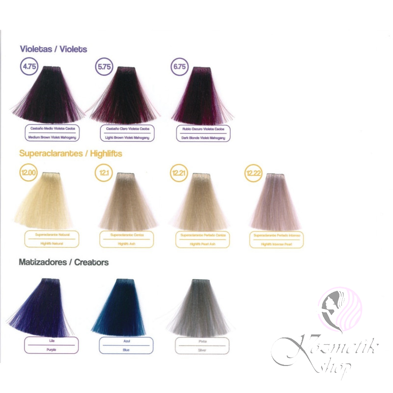 K89 KC Hyaluronic farba na vlasy 100ml