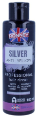 RONNEY Professional SILVER ANTI-YELLOW Hair Rinse 150 ml