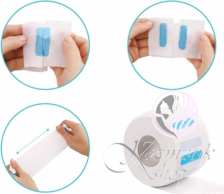 Ochranný papier okolo krku 5ks rolka biely