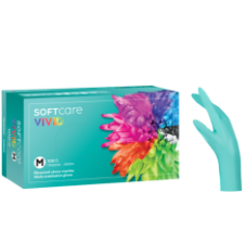 Nitrilové rukavice Soft Care VIVID GREEN 100 ks