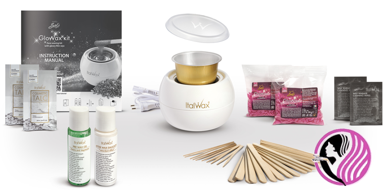 ItalWax Set Glowax na depiláciu filmovým voskom