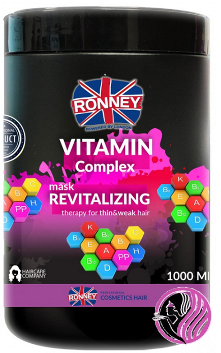 Ronney VITAMIN Complex Revitalizačná maska na oslabené vlasy 1000 ml