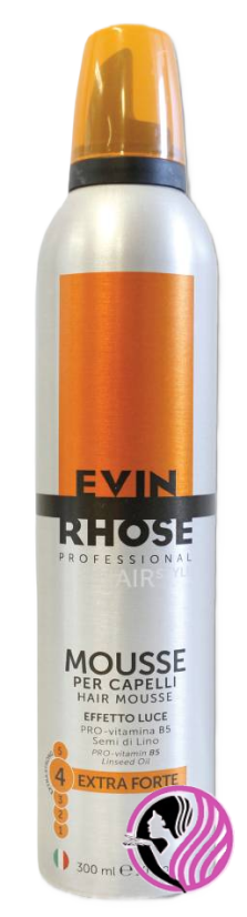EVIN RHOSE Extra Strong tužidlo na vlasy 300 ml