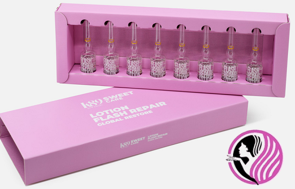 K89 Sweet Care Flash REPAIR Lotion výživné ampulky na vlasy