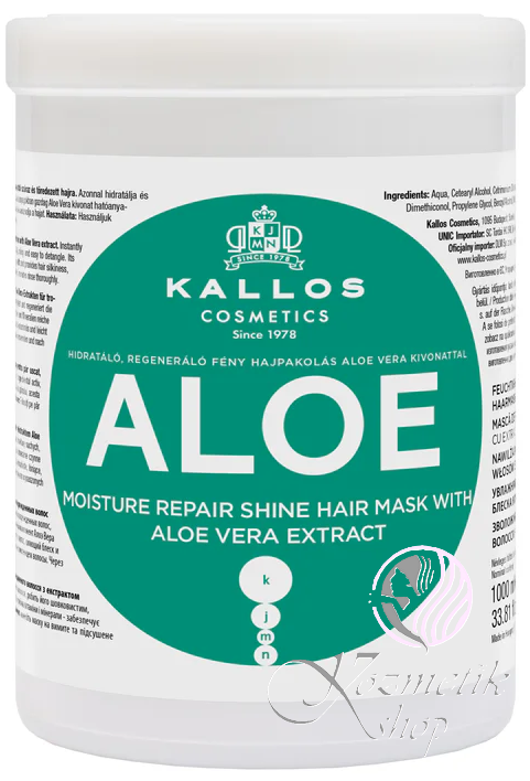 Kallos KJMN ALOE VERA maska na vlasy 1000 ml