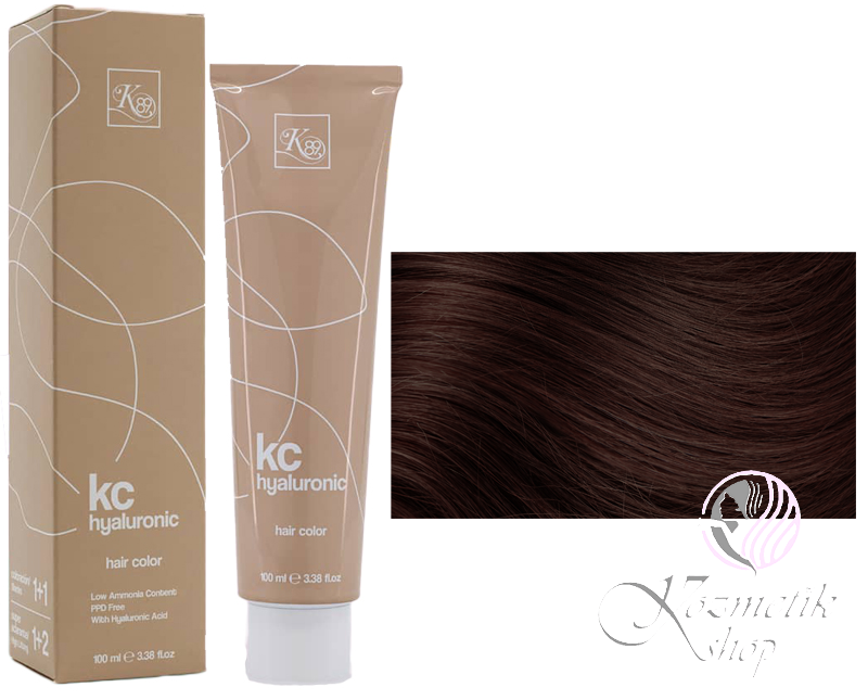 K89 KC Hyaluronic farba na vlasy 100ml - Farba: 7.35 Stredný-blond červený mahagón