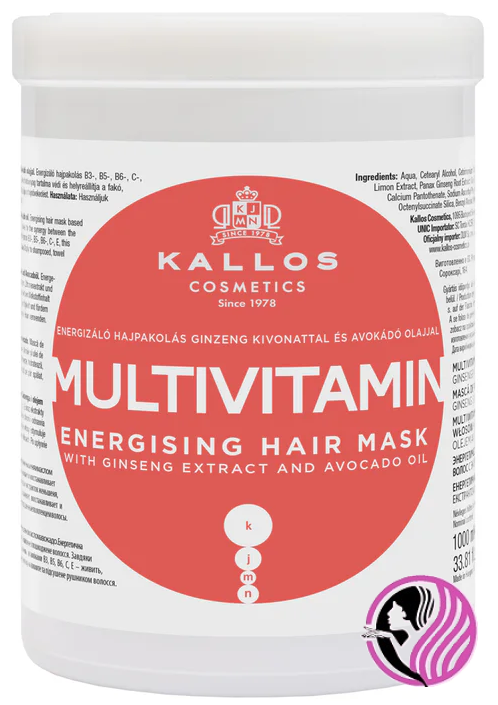 Kallos KJMN MULTIVITAMIN maska na vlasy 1000 ml