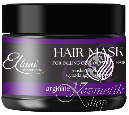 ELLANI L-Arginina – Posilňujúca maska na slabé vlasy a podporu rastu - Objem: 300ml