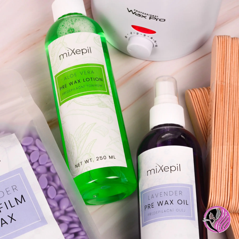 Mixepil Sada na depiláciu Oil SPA Ritual LAVENDER