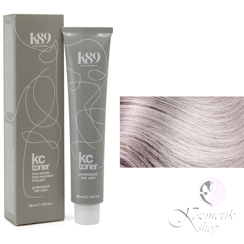 K89 Key Color Toner T71+ Ash Violet (Popolavo fialová) – Profesionálny toner na vlasy 100 ml