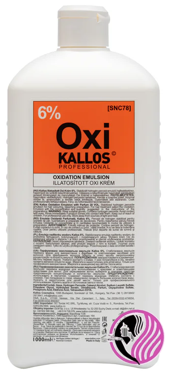 Kallos OXI krémový peroxid 6% 1000 ml