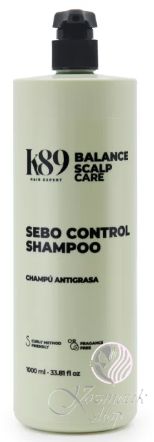 K89 Scalp Care Sebo Control – Šampón na mastnú pokožku hlavy 1000 ml