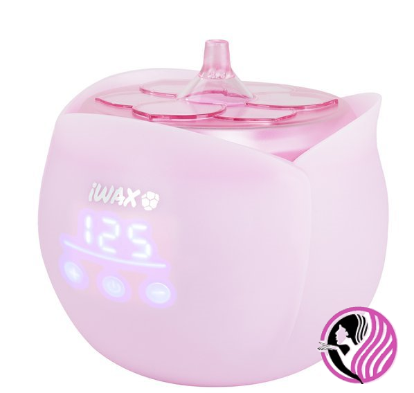 iWAX Ohrievač depilačného vosku Flower ružový