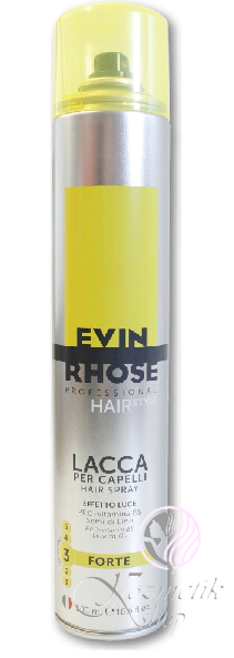 EVIN RHOSE Strong Hold lak na vlasy 500 ml