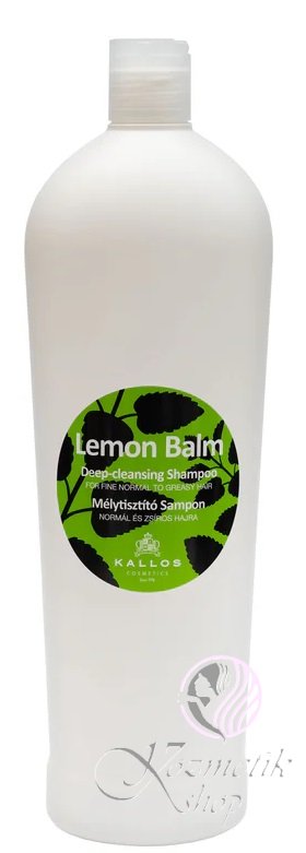 Kallos LEMON BALM šampón pre normálne až mastné vlasy 1000 ml