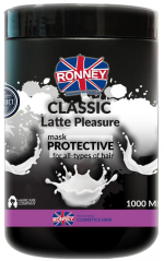 Ronney CLASSIC LATTE Pleasure ochranná maska na vlasy 1000 ml
