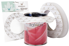ItalWax ochranné papierové podložky na vosk v plechovke 20ks