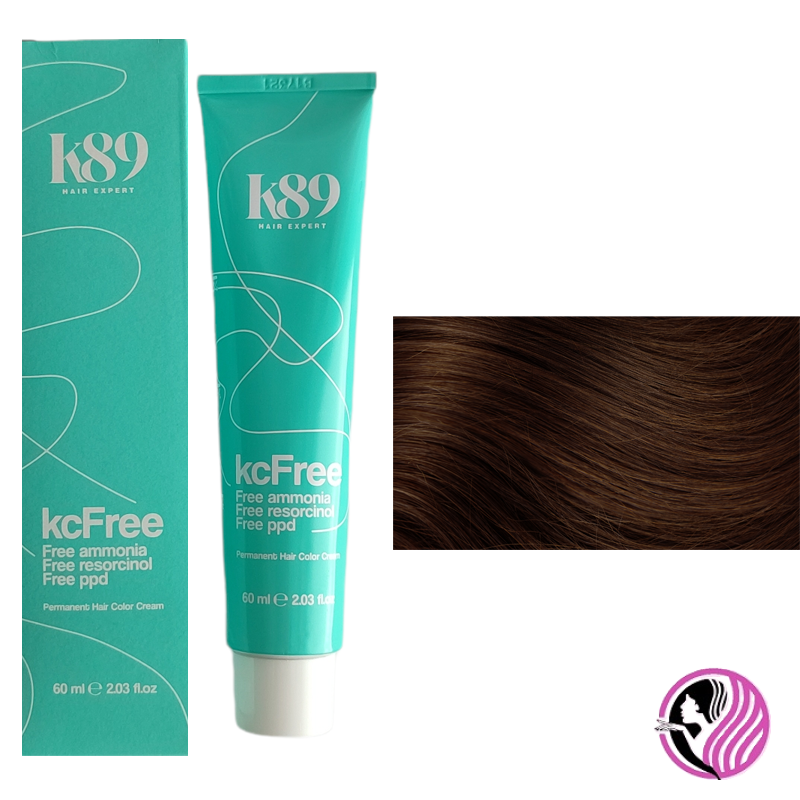 K89 KC Free farba na vlasy - Farba: 7.3 Medium Blonde Gold - Stredná blond zlatá