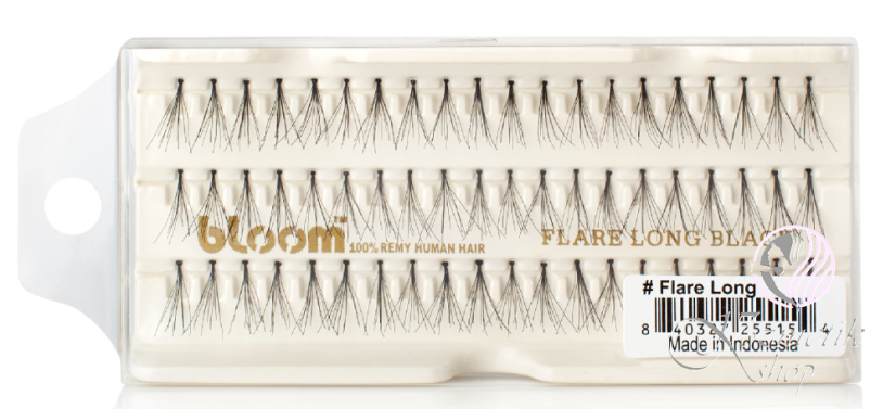 Trsy BLOOM Flare Long Black - dlhé čierne