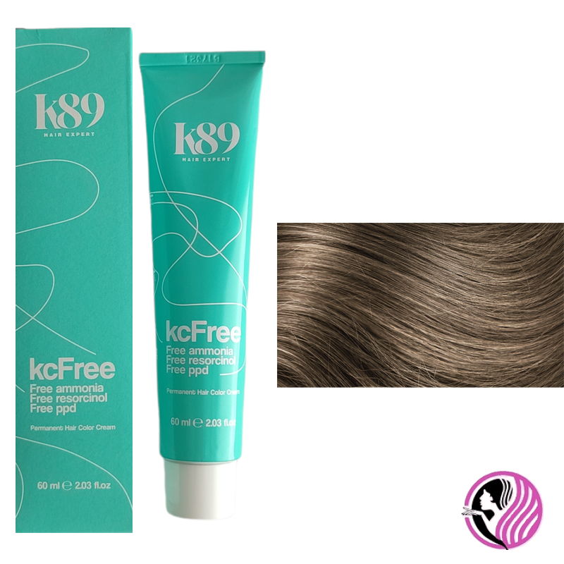 K89 KC Free farba na vlasy - Farba: 8.22 Light Blonde Intense Pearl - Svetlá blond intenzívna perleťová 