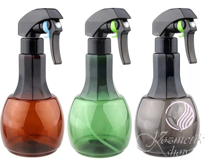 Fľaša s rozprašovačom 300ml - Farba: čierna