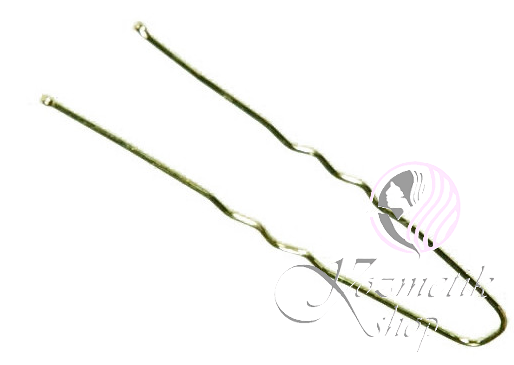 Vlásenky 5cm ZLATÉ 500gramov