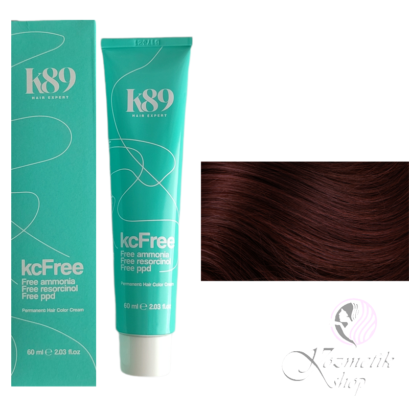K89 KC Free farba na vlasy - Farba: 6.76 Dark Blonde Violet Red - Tmavá blond fialovo červená