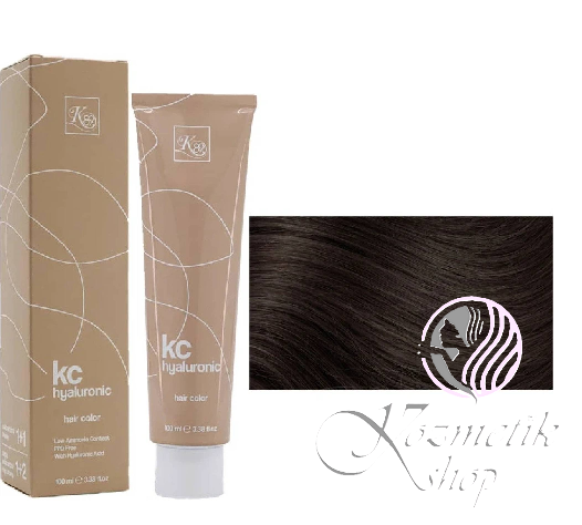 K89 KC Hyaluronic farba na vlasy 100ml - Farba: 6.81 Tmavá-blond čokoládovo popolavá