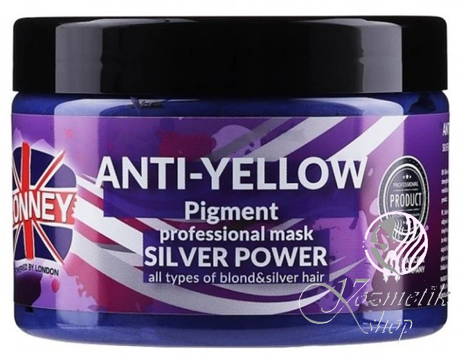 Ronney Silver Power Anti-YELLOW maska na vlasy 300ml