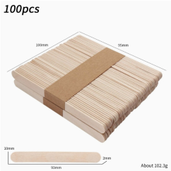 Špachtla - drevená, 9,3cm 100ks v balení