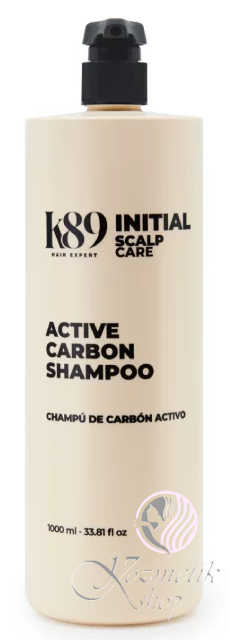K89 Scalp Care Initial Active Carbon šampón na vlasy 1000 ml