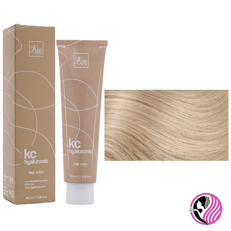 K89 KC Hyaluronic farba na vlasy 100ml - Farba: 10.0 Najsvetlejšia blond - Natural Lightest Blonde 