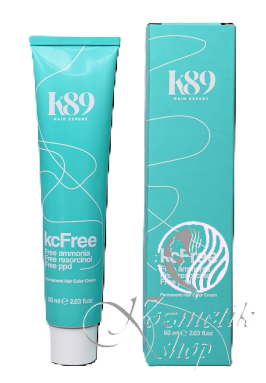 K89 KC Free profesionálna farba na vlasy bez amoniaku 60 ml - Farba: 6.8 Dark Blonde Chocolate - Tmavá blond čokoládová