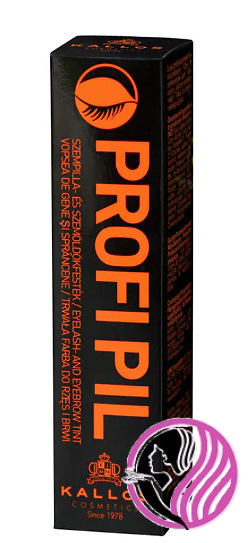 Kallos PROFI PIL farba na obočie hnedá 15ml